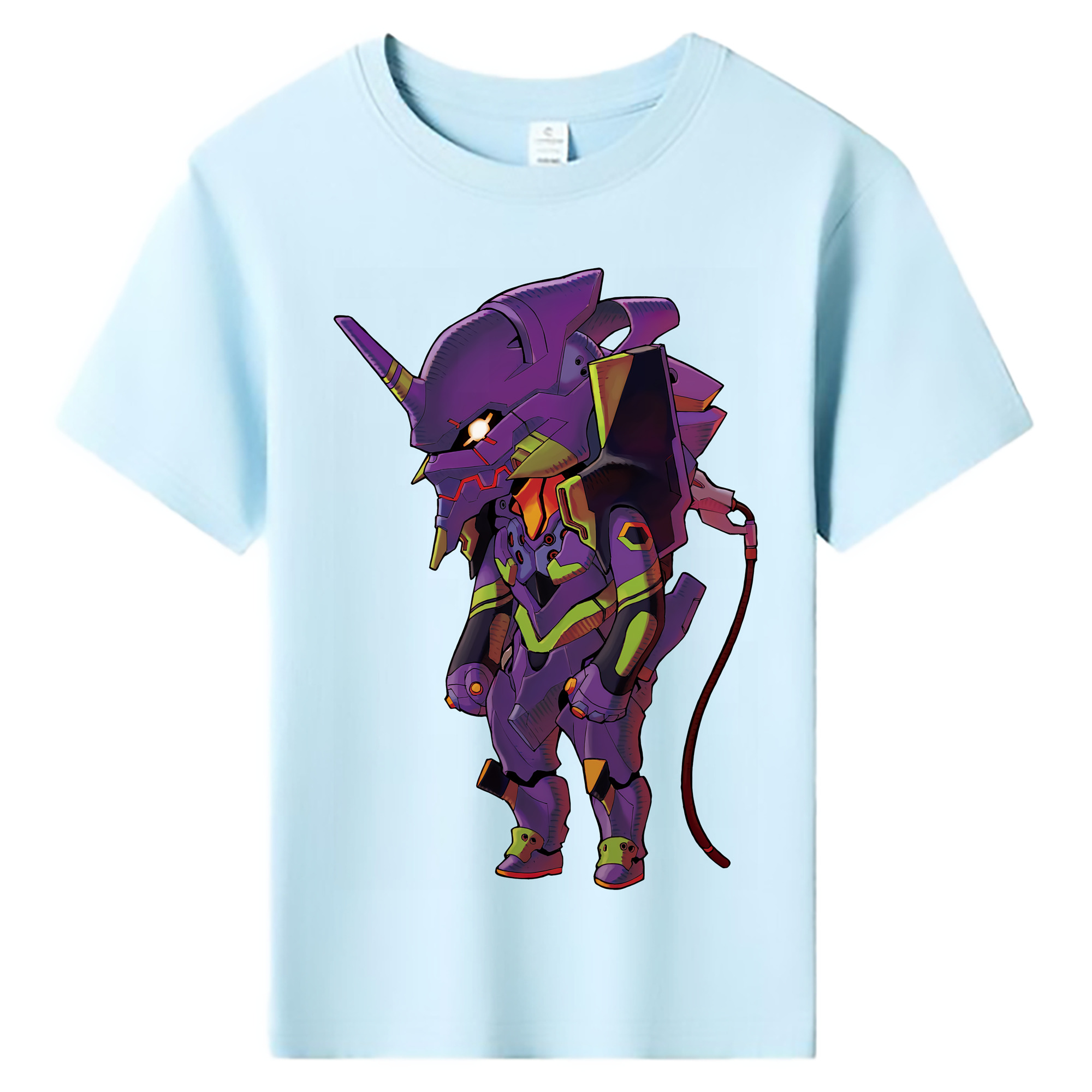 （画像用） EVA 新世紀エヴァンゲリオン 綿100％キッズTシャツ（フロントプリント）
